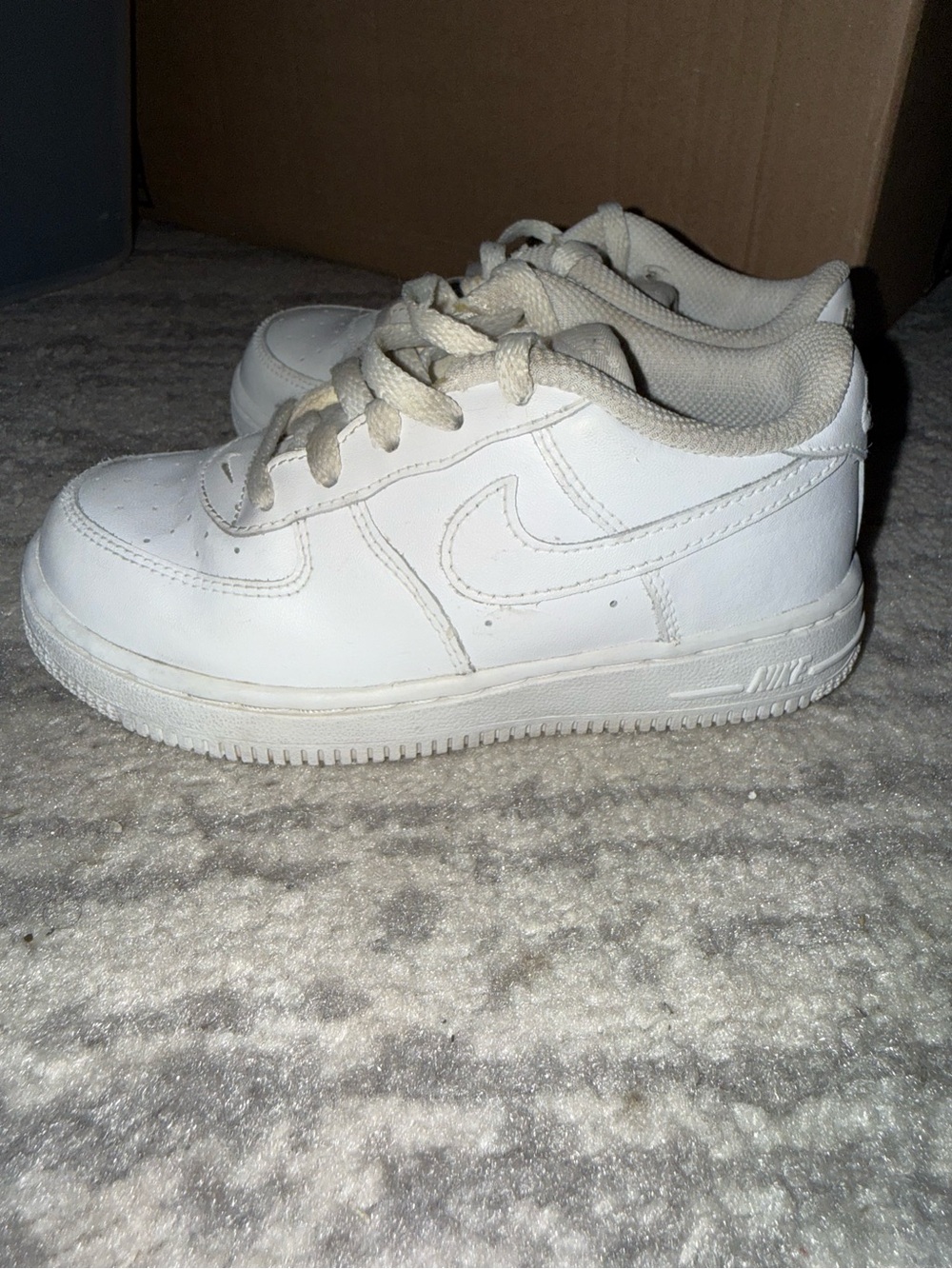 Nike Air Force 1- Toddler size 9c White Low-Top Sneakers
